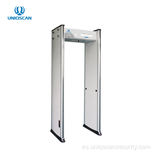 Detector de metales de seguridad Uniqscan 6 zonas